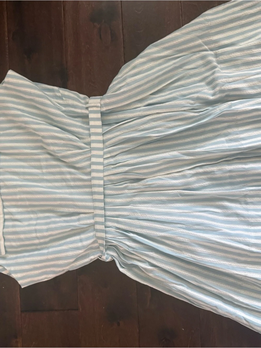 Prosperina dress Rowan Sleeveless Striped  - Light Blue & White size Medium